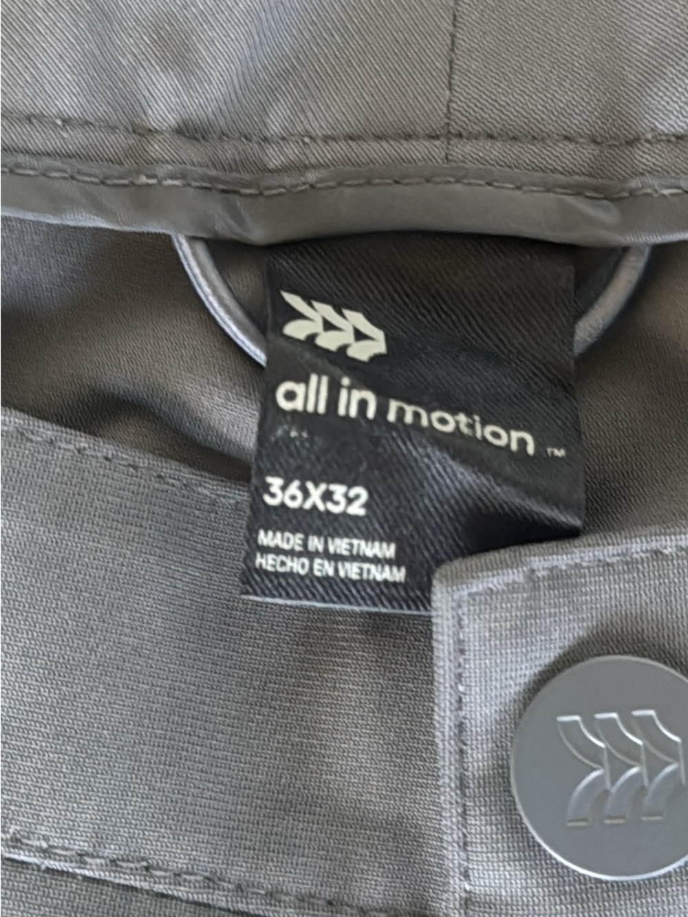 all in motion Men's Gray Chino Pants